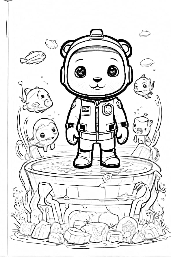 Octonauts Coloring Pages printable - Dapet