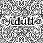 Adult Coloring Page