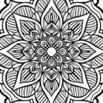 Mandala Coloring Page