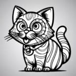 Cat Coloring Page