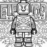 Lego Coloring Page