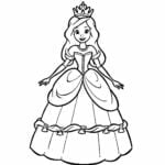 Princess Coloring Page