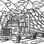 Truck Coloring Page