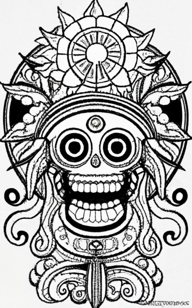 Mandala One Piece Coloring Pages