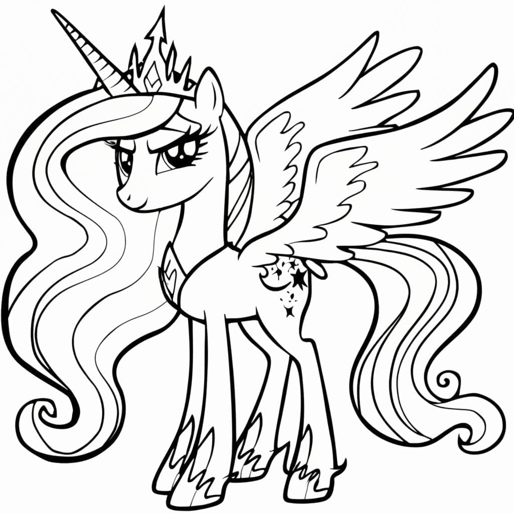 34 Princess Celestia Coloring Pages