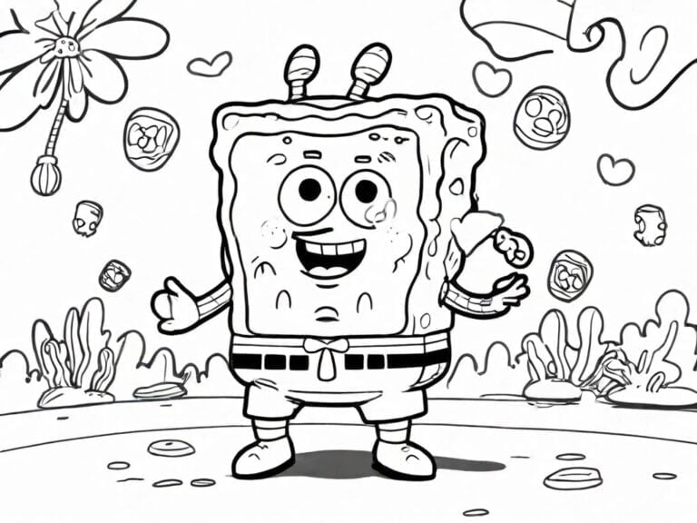 SpongeBob SquarePants Coloring Pages