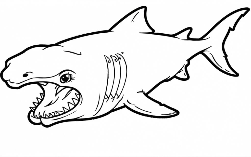 Hammerhead Shark Coloring Pages Free Printable