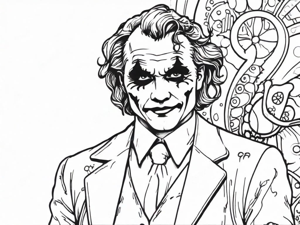 Batman and Joker Coloring Pages Free Printable