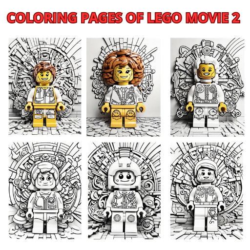 COLORING PAGES LEGO MOVIE 2