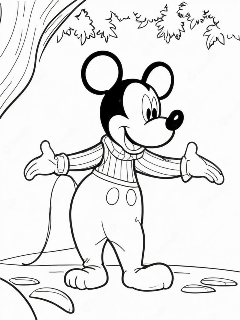 Walt Disney Characters Coloring Pages