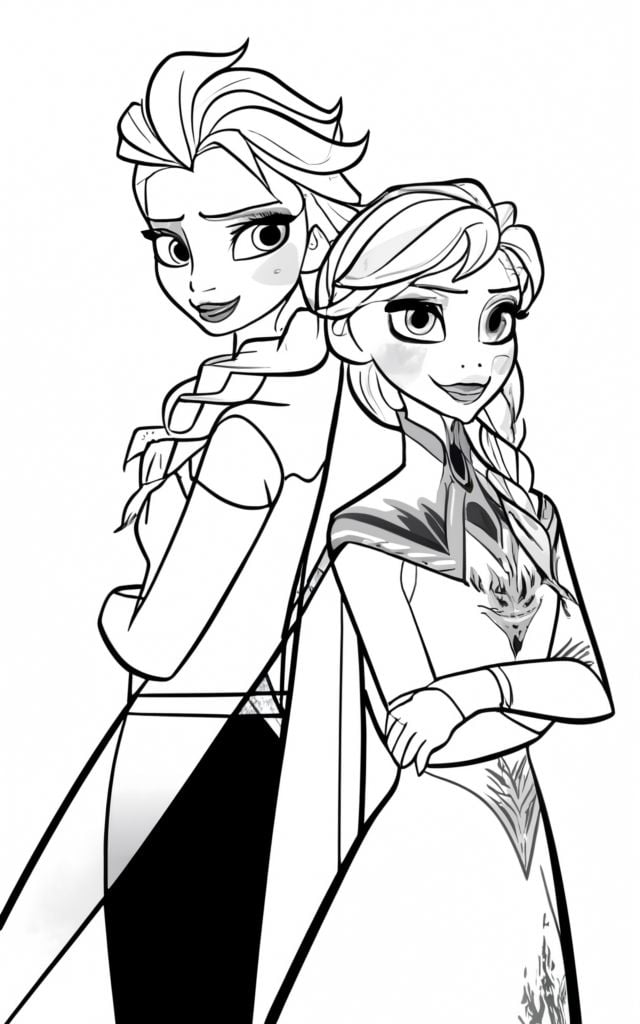 25 Frozen 2 Coloring Sheets: Free Printable Fun for Kids